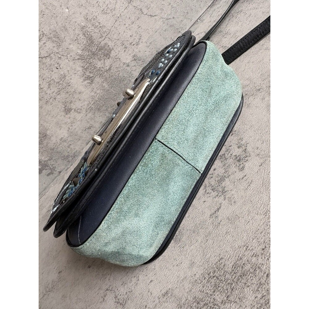 COACH Swagger 20 Tea Rose Tooling Patchwork Leather Shoulder Bag *Read - Picture 5 of 9